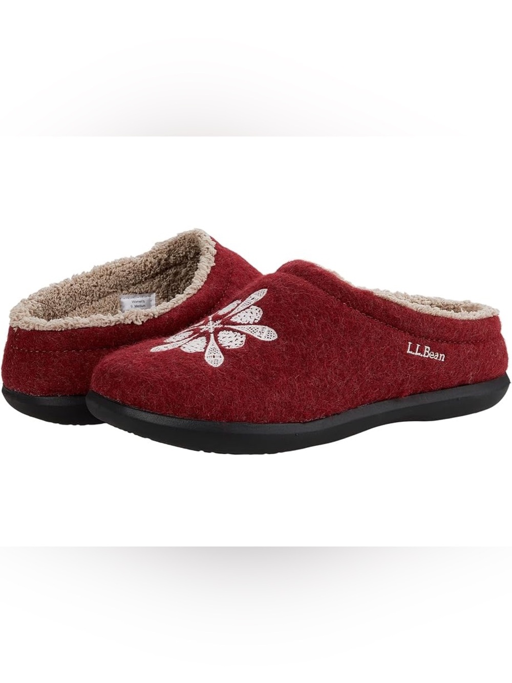 L.L. Bean Snowflake Slippers